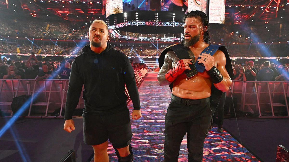 Solo Sikoa and Roman Reigns